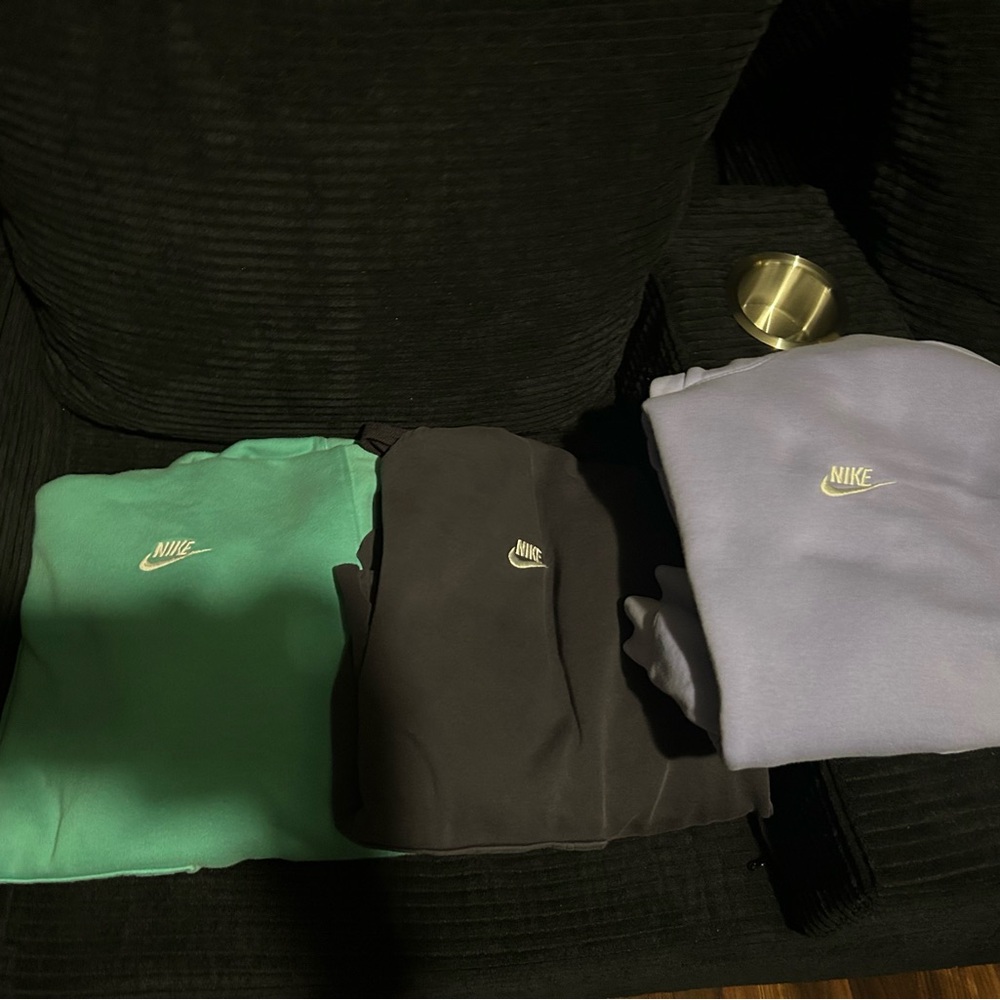 Nike Sweatshirt Collection - Aqua, Black, Purple